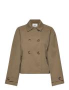 Onlapril Life Short Trenchcoat Otw Noos Trenchcoat Frakke Brown ONLY