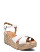 Kiramar Espadrillos Med Hæl Sandal White UNISA