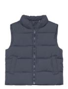 Quilted Gilet Foret Vest Navy Mango