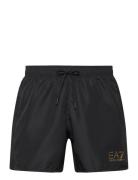 Mens Woven Boxer Badeshorts Black EA7