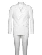 Plain Db Mens Suit - Normal Lenght Habit White Lindbergh