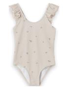 Swimsuit Badedragt Badetøj Beige Garbo&Friends