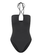 Seadive Bandeau Piece Badedragt Badetøj Black Seafolly