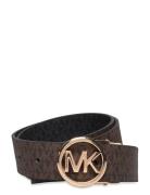 32Mm Rev Mk Logo Bkl Logo To Logo Bælte Brown Michael Kors Accessories