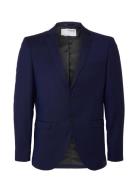 Slhslim-Mylobill Blue Blz B Noos Suits & Blazers Blazers Single Breast...