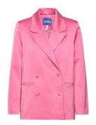 Samycras Blazer Blazers Double Breasted Blazers Pink Cras