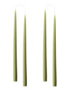 Hand Dipped Candles, 4 Pack Home Decoration Candles Pillar Candles Gre...
