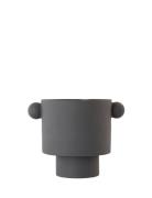 Inka Kana Pot Large Home Decoration Flower Pots Grey OYOY Living Desig...