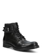 Jfwalbany Leather Anthracite Sn Snørestøvler Black Jack & J S