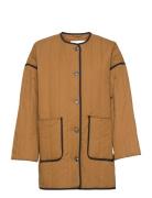 Arrived Jacket Quiltet Jakke Beige H2O Fagerholt