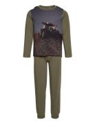 Pyjamas Pyjamassæt Multi/patterned Minymo