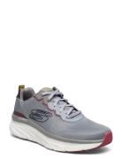 Mens Relaxed Fit D'lux Walker Low-top Sneakers Grey Skechers