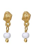 Pippa Earrings Ørestickere Smykker Gold Maanesten