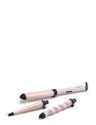 Curl & Wave Trio Styler Krøllejern Pink BaByliss