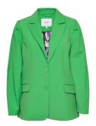 Nueazelina Blazer Blazers Single Breasted Blazers Green Nümph