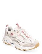 Womens Arch Fit D'lites Low-top Sneakers Beige Skechers