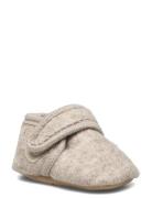 Classic Wool Slippers Slippers Hjemmesko Beige Melton