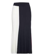 Rwb Colour Block Rib Maxi Skirt Lang Nederdel Multi/patterned Tommy Hi...