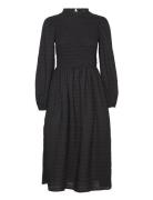 Onljulis Ls Smock Dress Wvn Knælang Kjole Black ONLY