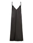 Malena Dress Knælang Kjole Black Stylein