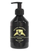 Hair & Body Wash Oud & Saffron Shower Gel Badesæbe Nude Beard Monkey