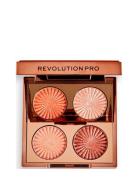 Revolution Pro Goddess Glow Eye Quad Golden Hour Øjenskyggepalet Makeu...