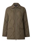 Linn Quilted Jacket Quiltet Jakke Green Lexington Clothing