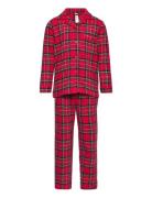 Pajama Flannel Yd Check Pyjamassæt Red Lindex