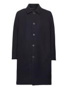 Carlos Coat Uldfrakke Frakke Navy Clean Cut Copenhagen