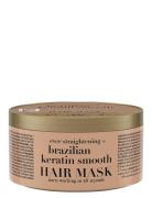 Brazilian Keratin Smooth Hair Mask Hårkur Nude Ogx