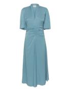 Brinagz Midi Ss Dress Knælang Kjole Blue Gestuz