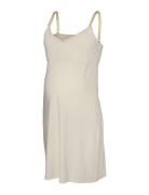 Mlfine Slip Dress 2F A. Nattøj Cream Mamalicious