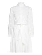 Rina Shirt Dress Kort Kjole White Noella