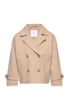 Jacket Trenchcoat Cropped Skaljakke Outdoorjakke Beige Lindex