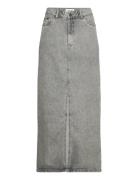 Skirt Lang Nederdel Grey Sofie Schnoor