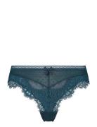 Bessie Brazilian R Lingerie Panties Brazilian Panties Blue Hunkemöller