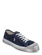 Essence 100 Canvas Cap-Toe Sneaker Low-top Sneakers Navy Polo Ralph La...