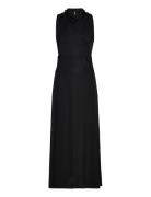 Ankle Length Dress Knælang Kjole Black IVY OAK