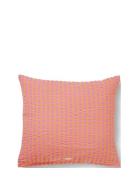 Bæk&Bølge Pillowcase 63X60 Cm Pink/Orange Dk Home Textiles Bedtextiles...