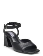 Glisten Sandal Sandal Med Hæl Black Steve Madden