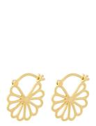 Bellis Earrings Accessories Jewellery Earrings Hoops Gold Pernille Cor...