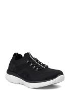 Rieker Ladies Shoes M5074-64 Beige Low-top Sneakers Black Rieker