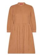 Women Dresses Light Woven Mini Knælang Kjole Brown Esprit Casual