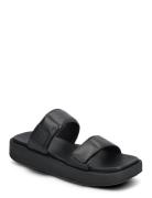 Emma_Slide_Napu Flade Sandaler Black HUGO