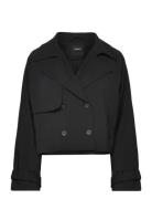 Trenchcoat Lova Trenchcoat Frakke Black Lindex