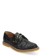 Shoes - Flat - With Lace Snøresko Flade Black ANGULUS