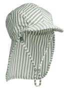 Lusio Seersucker Sun Hat Solhat Green Liewood