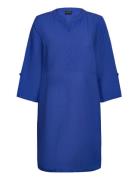 Casual Dress Knælang Kjole Blue Brandtex