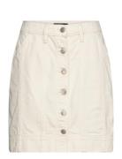 Denim Pencil Miniskirt Kort Nederdel Cream Lauren Ralph Lauren