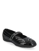 Patent Leather-Effect Sports Ballet Flats Ballerinasko Ballerinaer Bla...